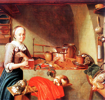 Peter Jakob Horemans (1700 - 1766): Küchenmagd